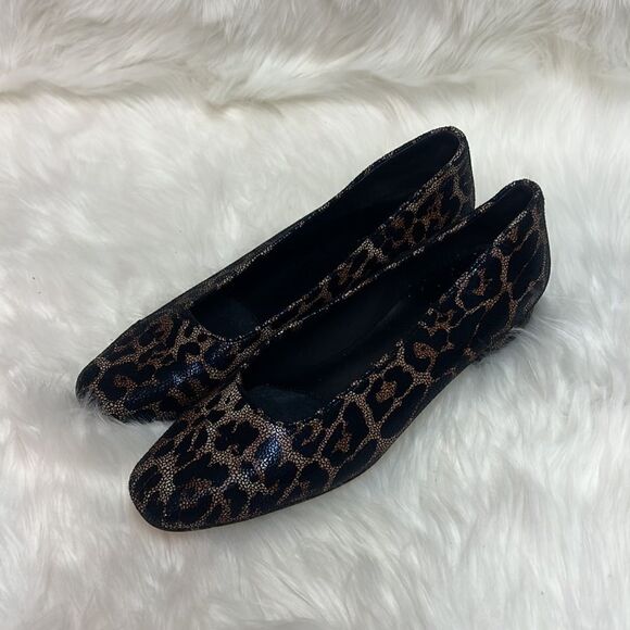 Van Eli Frankie Black Soft Nappa Leather Flats Size 9.5 Bin 12 - Picture 7 of 12